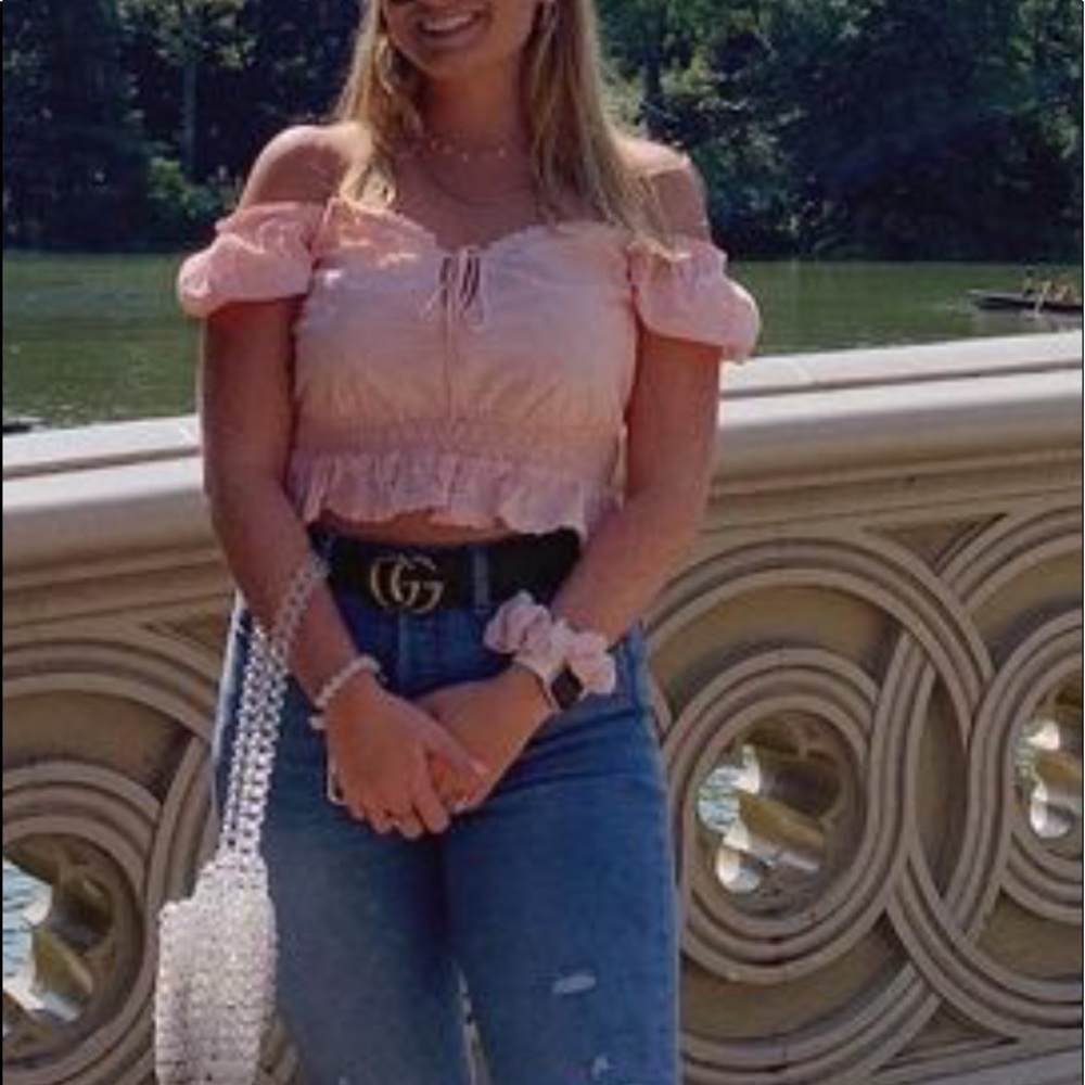 Pink girly top